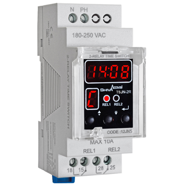 12JN5 ساعت فرمان دو رله ای سری N شیوا امواج - Image 1