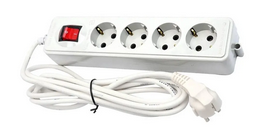 چهار خانه ارت دار سرامیکی با کلید پارت الکتریک